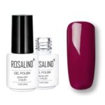 ROSALIND Juego de esmaltes en gel UV Semi permanente Primer capa superior Poly Gel Barniz Nail Art Manicura Gel, Capacidad: 7 ml, 2559