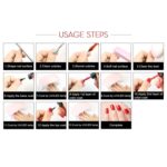 ROSALIND Juego de esmaltes en gel UV Semi permanente Primer capa superior Poly Gel Barniz Nail Art Manicura Gel, Capacidad: 7 ml, 2559 - Imagen 6