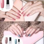 ROSALIND Juego de esmaltes en gel UV Semi permanente Primer capa superior Poly Gel Barniz Nail Art Manicura Gel, Capacidad: 7 ml, 2559 - Imagen 9