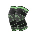 2 uds Fitness correr vendaje para ciclismo rodilleras soporte elástico nailon deportes compresión Pad manga, s - Imagen 2