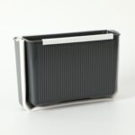 Bote de basura plegable montado en la pared para clasificación de cocina portátil, Wall-Mounted (Gray)