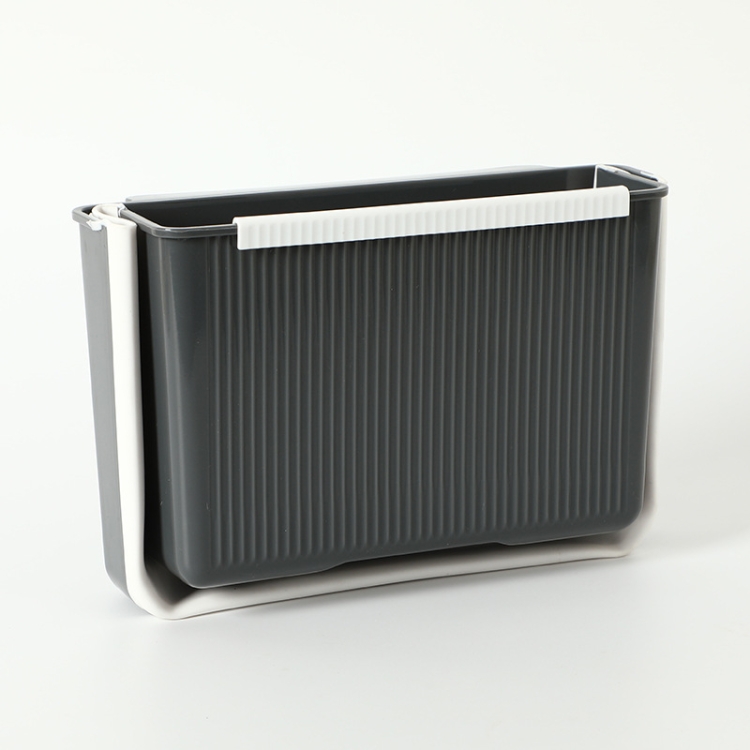 TBD0547306301C.jpg Bote de basura plegable montado en la pared para clasificación de cocina portátil, Wall-Mounted (Gray) - Imagen 1
