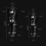 Equipo de protección para montar en motocicleta SULAITE, equipo para conductor de parabrisas cálido anticaída para las cuatro estaciones,, Knee Pads+Elbow Pads - Imagen 4