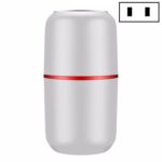 Molinillo pequeño eléctrico para condimentos domésticos, varios granos, medicina china, molinillo de café, 110V US Plug (White)