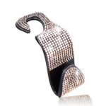 Ganchos para asiento trasero de coche, 3 uds., asientos de coche, ganchos multifunción con tachuelas de diamantes, Emerald