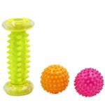 Bola de masaje Bola de fascia plantar Relajación muscular Bola de ejercicios Bola de mano, Estilo:, Blue Foot Bottom + Bump Peanut Ball + 7cm Tattan