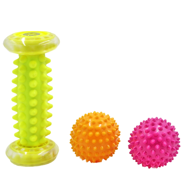 TBD0571980607.jpg Bola de masaje Bola de fascia plantar Relajación muscular Bola de ejercicios Bola de mano, Estilo:, Blue Foot Bottom + Bump Peanut Ball + 7cm Tattan - Imagen 1