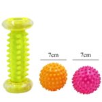 Bola de masaje Bola de fascia plantar Relajación muscular Bola de ejercicios Bola de mano, Estilo:, Blue Foot Bottom + Bump Peanut Ball + 7cm Tattan - Imagen 2