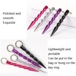 10 PCS Outdoor Anti-Wolf Supplies Equipment Pen Stick con llavero - Imagen 4