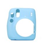Funda protectora de silicona color gelatina para cámara para Fujifilm Instax mini 11, Jelly Color Purple