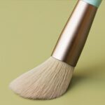Mini cepillo de maquillaje con mango de madera 8 en 1, cepillo portátil para polvos sueltos - Imagen 4