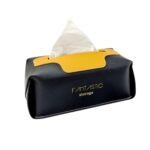 SJM0041 Caja de pañuelos de papel PU para coche Caja de papel para servilletas de hotel Caja de papel higiénico