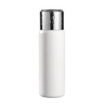 Taza de café termo con tapa martillada de acero inoxidable 316 con filtro de té, 430ml(White)