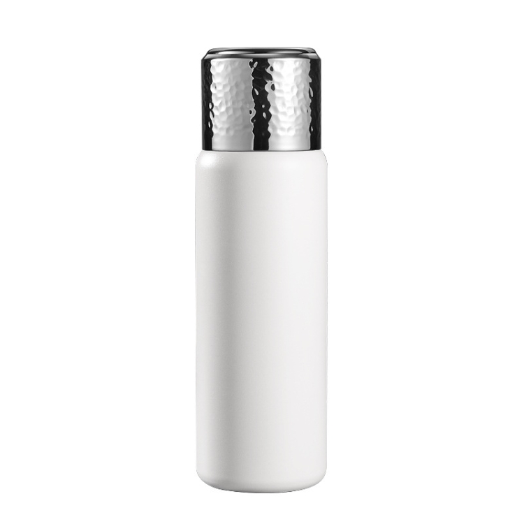 TBD0600692701B.jpg Taza de café termo con tapa martillada de acero inoxidable 316 con filtro de té, 430ml(White) - Imagen 1