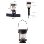 HSR002 Luz de camping con linterna solar retro para exteriores, especificaciones:, Insert Type-Warm Light - Imagen 2