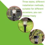HSR002 Luz de camping con linterna solar retro para exteriores, especificaciones:, Insert Type-Warm Light - Imagen 3
