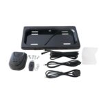 Soporte para placa de matrícula de coche con persiana enrollable estándar de EE. UU.