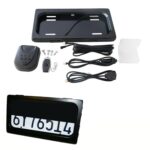 Soporte para placa de matrícula de coche con persiana enrollable estándar de EE. UU. - Imagen 4