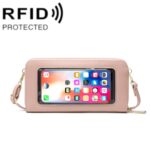 1665 RFID Anti-magnético Antirrobo Pantalla táctil Cross-Body Phone Bag Portatarjetas, Negro, Naranja, Red Wine, Gris, Royal Blue, Rosado