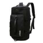 375 Mochila de viaje tipo bandolera impermeable y resistente al desgaste de gran capacidad, Negro, Fog Blue, Azul de Cielo, Taro Purple, Charming Purple, Cherry Pink, Rosa claro, Jelly Green