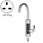 ZSW-D02 Grifo eléctrico de cocina caliente instantáneo con pantalla digital inteligente para el hogar, enchufe:, UK Plug