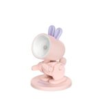 Mini lámpara de mesa Escritorio Adornos de bricolaje Luz de noche plegable, Rabbit Blue
