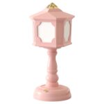 Lámpara de mesa retro de Givelong, luz nocturna pequeña con carga USB, estilo:, 321-1 Red