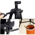 Caballete de arte con trípode de metal de altura ajustable de 50-150 cm, soporte de suelo plegable para pintura - Imagen 5