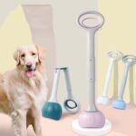 Pet Poop Picker Dog Walking Tools con bolsa de basura Caja de almacenamiento, 70cm Avocado Green - Imagen 7