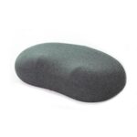 Almohada de espuma viscoelástica, almohada para pan, almohada para el cuello, alivia la presión cervical, 42 x 21.5 x 10cm cm(Dark Gray)