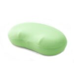 Almohada de espuma viscoelástica, almohada para pan, almohada para el cuello, alivia la presión cervical, 42 x 21.5 x 10cm Green