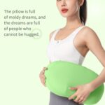 Almohada de espuma viscoelástica, almohada para pan, almohada para el cuello, alivia la presión cervical, 42 x 21.5 x 10cm Green - Imagen 6