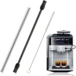 Para Bosch VeroAroma/Siemens EQ.6 Series, máquina de café, tubo de leche y juego de cepillos de limpieza, Brush Set(Dark Gray)