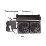Ventilador de refrigeración para tanque de peces, ventilador silencioso para acuario, 2 Head EU Plug - Imagen 4