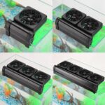 Ventilador de refrigeración para tanque de peces, ventilador silencioso para acuario, 3 Head UK Plug - Imagen 9
