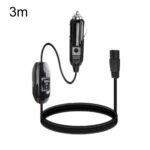 Cable de alimentación del enchufe del encendedor de cigarrillos del sufijo B del cable del refrigerador del coche de 12V/24V, longitud:, 3m Without Switch