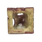Pecera Aquascape Escondite Casa Resina Pirámide Camarón Casa Escondite Cueva, 12x13cm Large - Imagen 3
