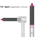 Para secador de pelo Dyson Airwrap HS01 / HS05 / HD08 18,6 x 4 cm Boquilla de barriles de rizado largo mejorada, 18.6cm 40mm Short Adapter Rose Red - Imagen 4