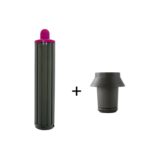Para secador de pelo Dyson Airwrap HS01 / HS05 / HD08 18,6 x 4 cm Boquilla de barriles de rizado largo mejorada, 18.6cm 40mm Long Adapter Rose Red