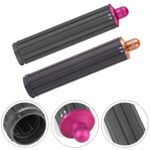 Para secador de pelo Dyson Airwrap HS01 / HS05 / HD08 18,6 x 4 cm Boquilla de barriles de rizado largo mejorada, 18.6cm 40mm Long Adapter Rose Red - Imagen 2