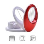 Rebanador de huevos de cocina 3 en 1 para fresas, champiñones, plátanos y otras frutas blandas, Yellow - Imagen 4