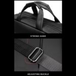 Maletín de negocios Bolsa de mensajero impermeable multifuncional para computadora portátil - Imagen 10