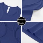 Chaleco deportivo de verano en forma de H para hombre, chaleco informal transpirable de secado rápido para correr al aire libre, L - Imagen 7