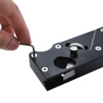Cepilladora manual de profundidad ajustable para biselado multiángulo para carpintería, Black + 6 Blades - Imagen 8