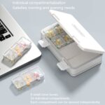 Caja de pastillas de sellado de gran capacidad de 24 rejillas 3 veces al día caja organizadora de medicamentos de 7 días - Imagen 9