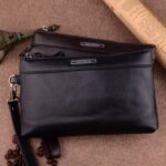 Bolso de mano para hombre Cartera con cremallera larga informal Bolso de mano de gran capacidad - Imagen 2