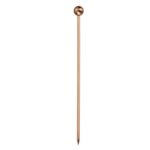 10 Uds 304 agujas de fruta de acero inoxidable Dim Sum palitos decorativos pequeños, Rose Gold