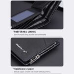 Baellerry Hombre Cartera Corta Multi-Tarjeta Monedero De Piel De Gran Capacidad Con Cremallera - Imagen 6