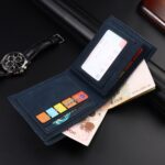 Cartera corta Baellerry de piel sintética para hombre, cartera con cremallera y ranura para varias tarjetas de gran capacidad - Imagen 6