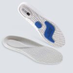 2 pares de plantillas deportivas EVA, plantillas para correr con desodorante y absorción de impacto para zapatos, 43-45